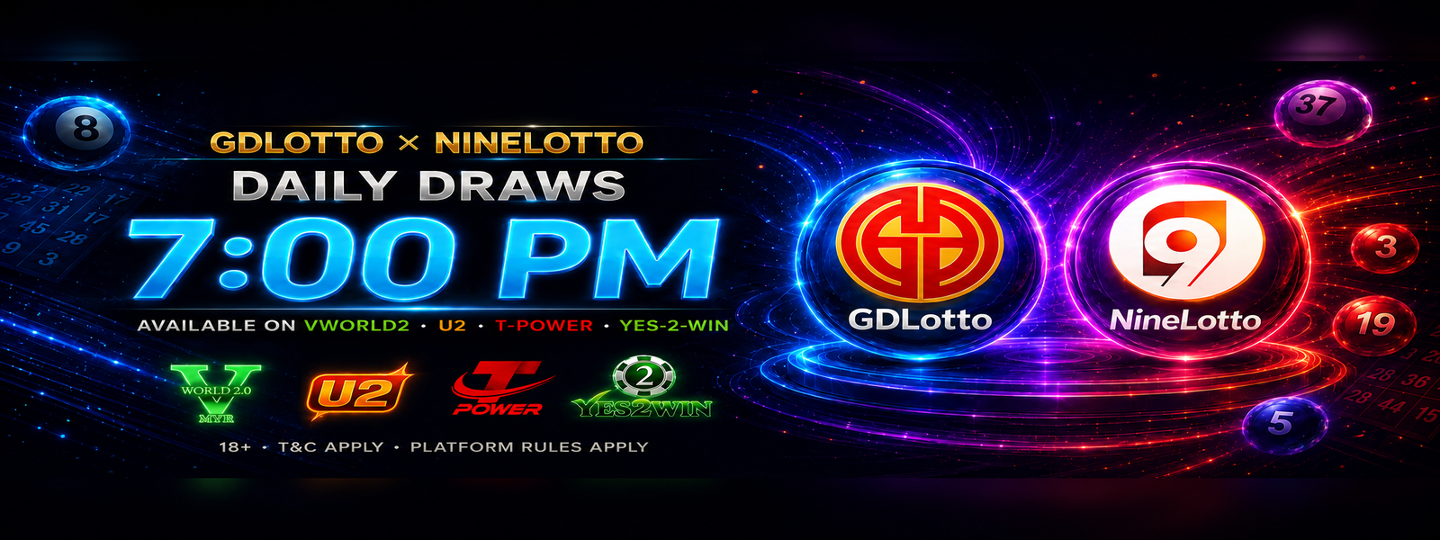 GDLotto & NineLotto Daily Draws