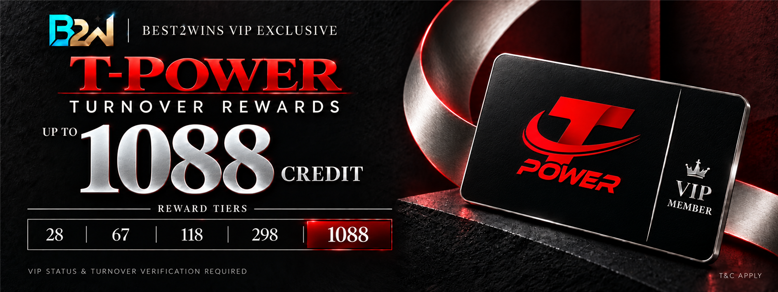 T-Power Turnover Reward Up TO 1088++